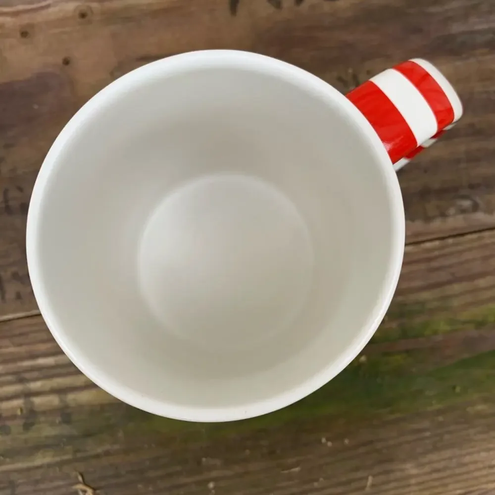 Starbucks 2019 Holiday coffee mug limited edition Holly and Peppermint Handle